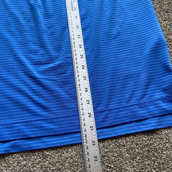 FOOTJOY GOLF POLO STRIPED BLUE MENS SIZE XL - Picture 5 of 6